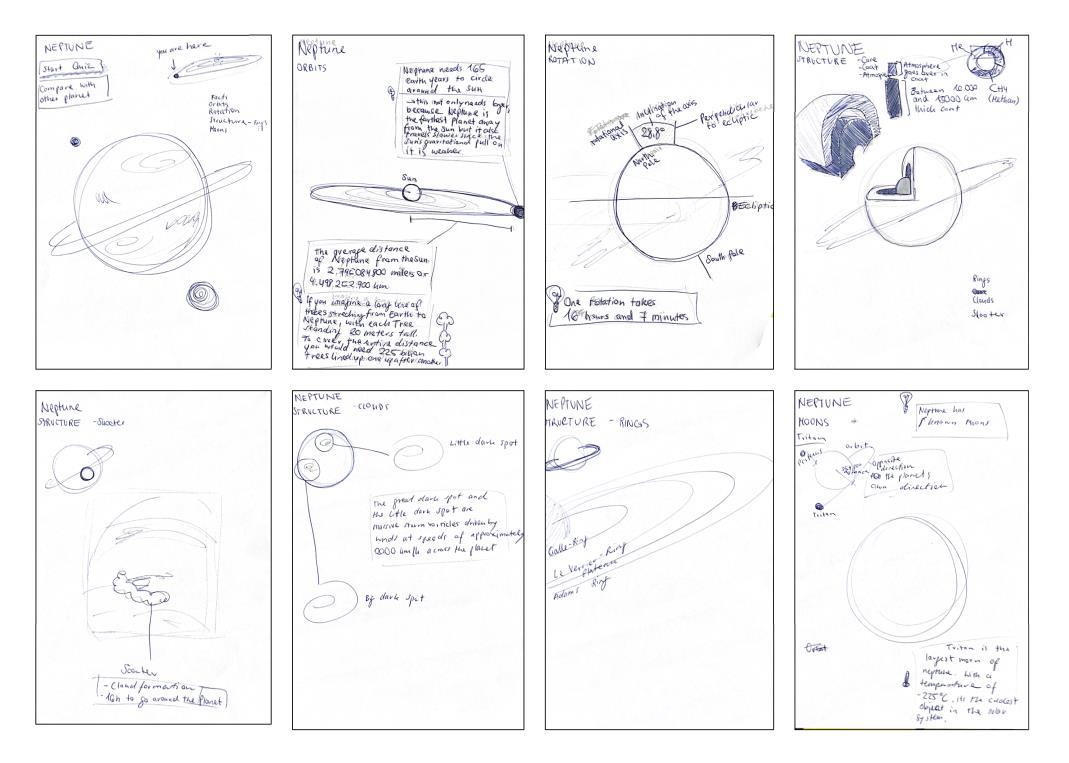 Neptune and Pluto Storyboard